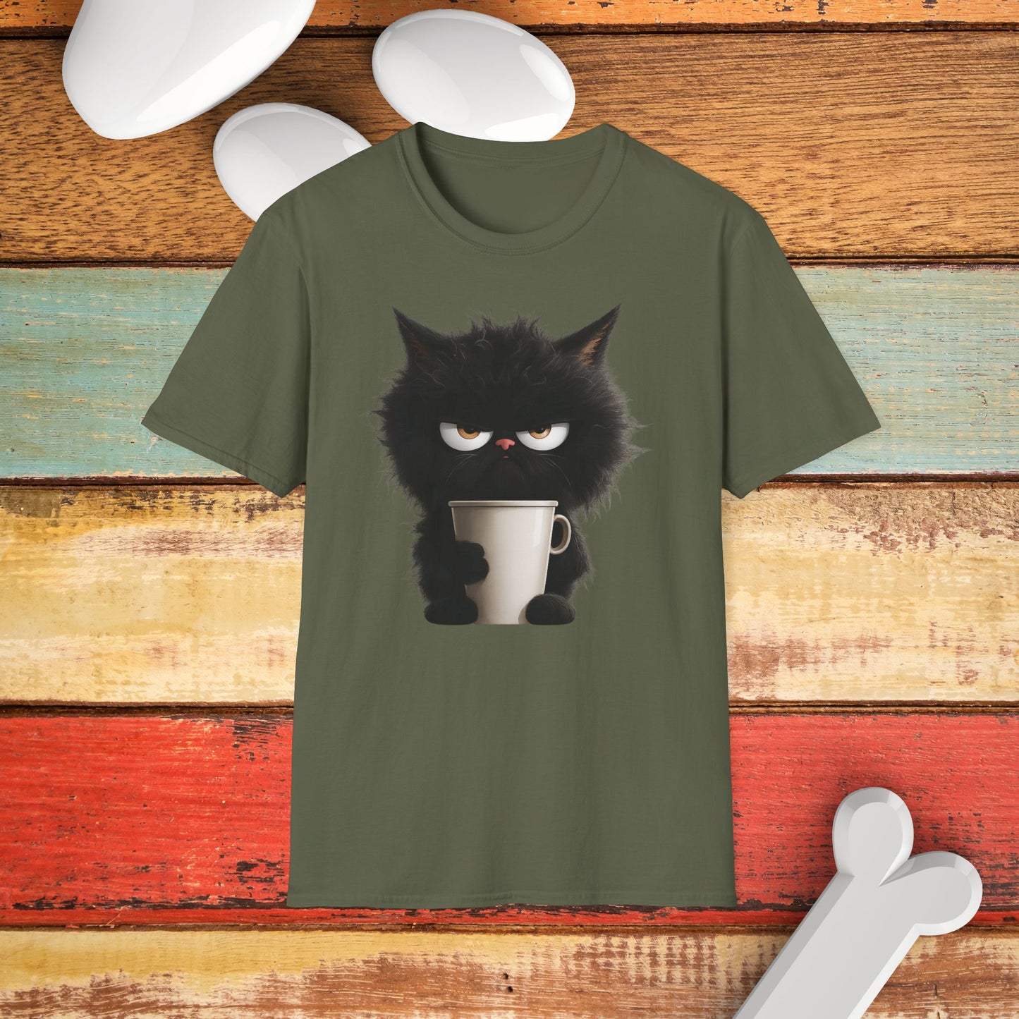 Funny Cat Graphic T-Shirt