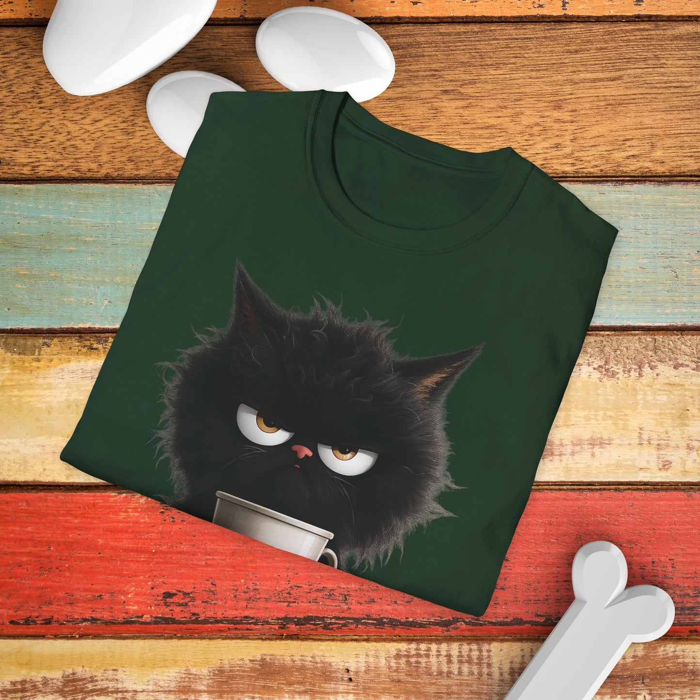 Funny Cat Graphic T-Shirt