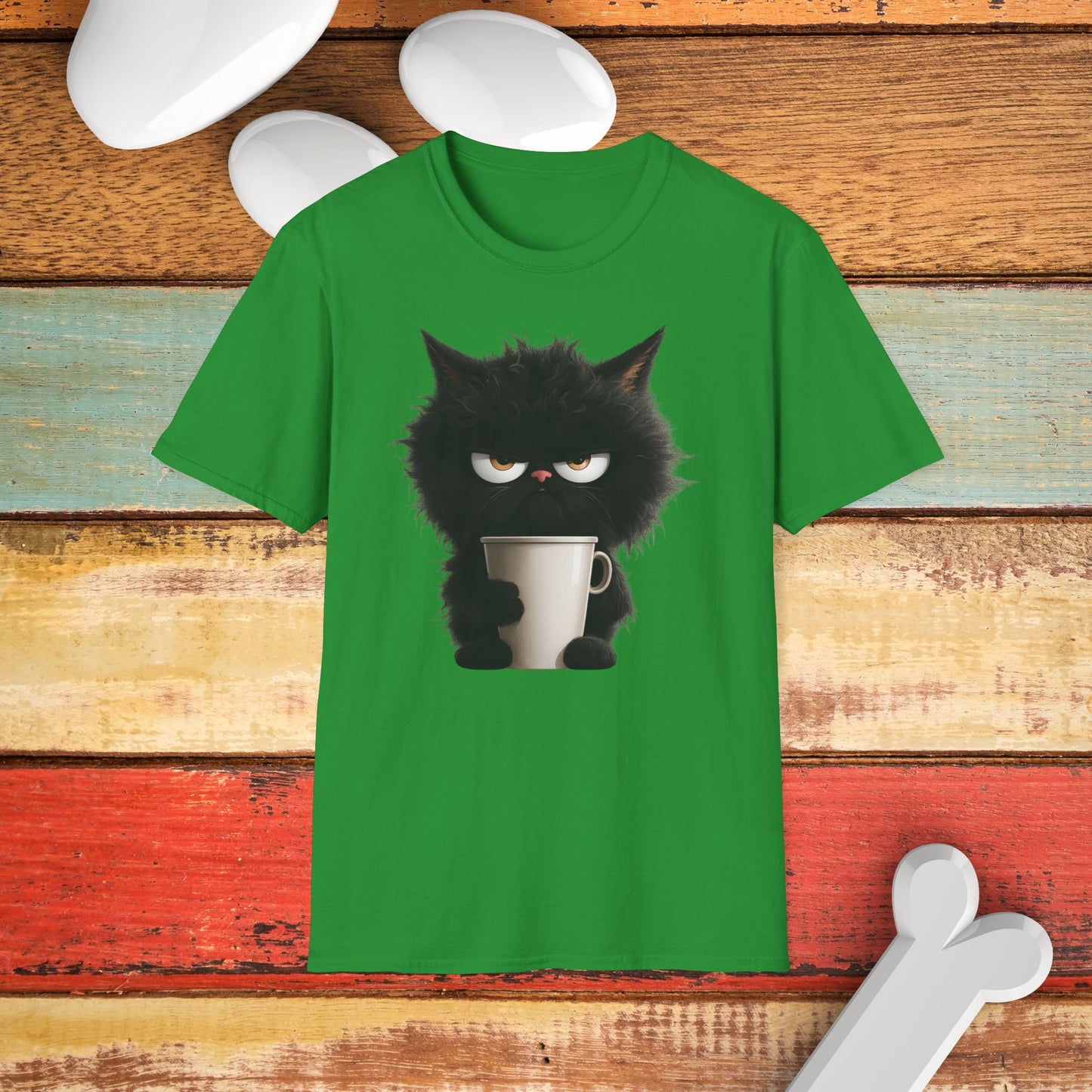 Funny Cat Graphic T-Shirt