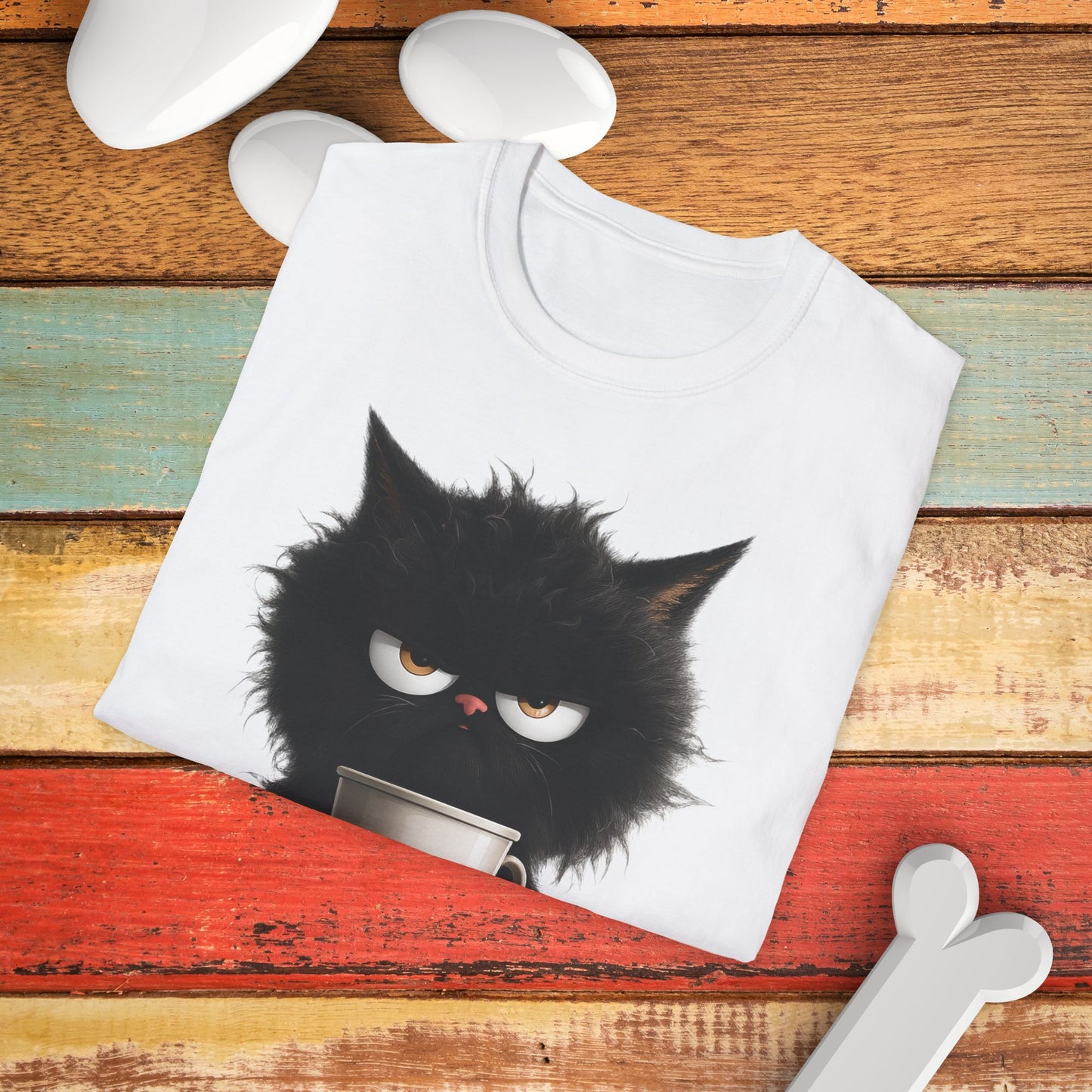 Funny Cat Graphic T-Shirt