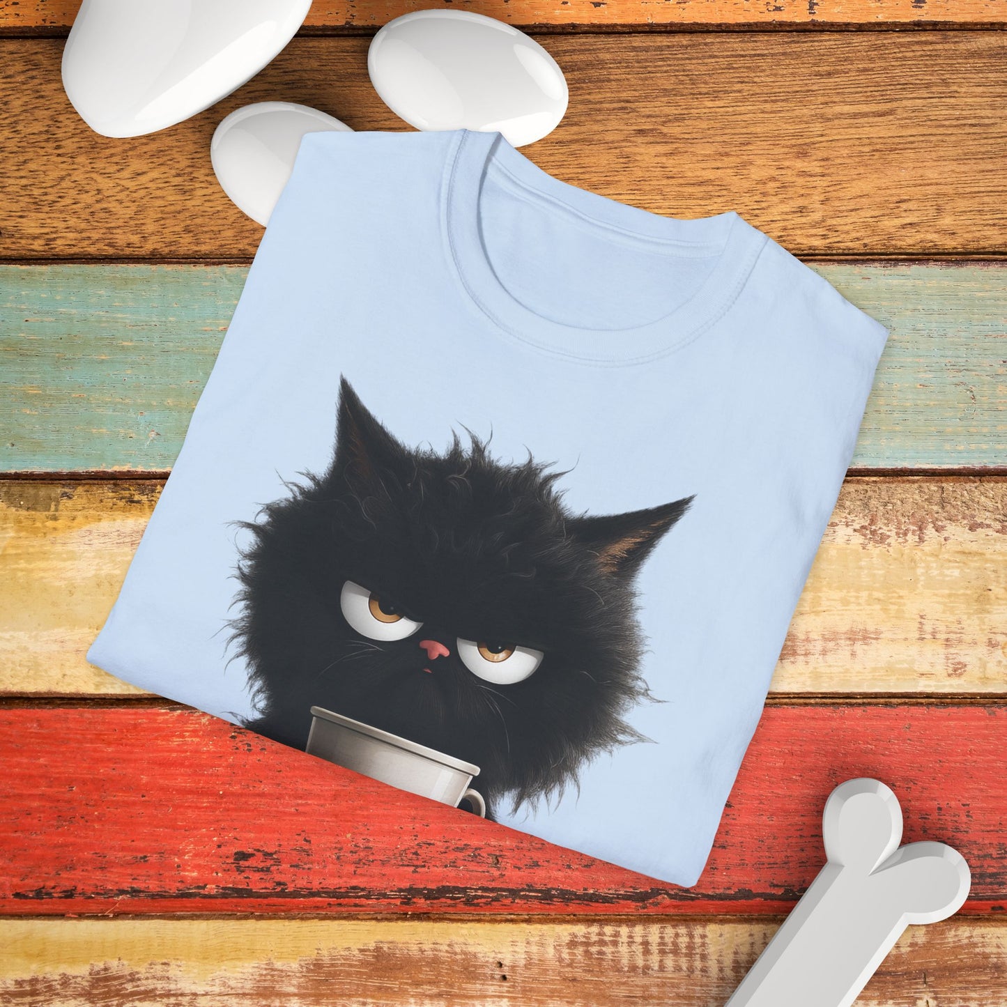 Funny Cat Graphic T-Shirt