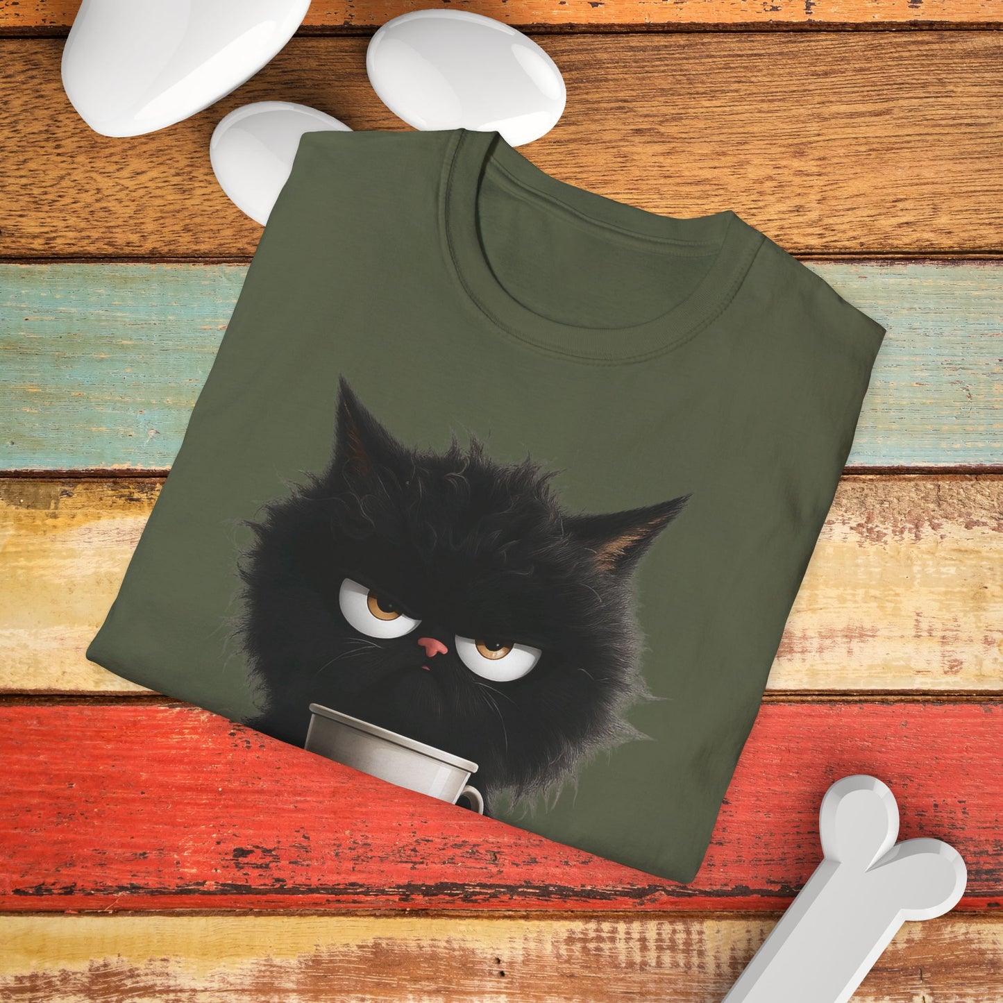 Funny Cat Graphic T-Shirt