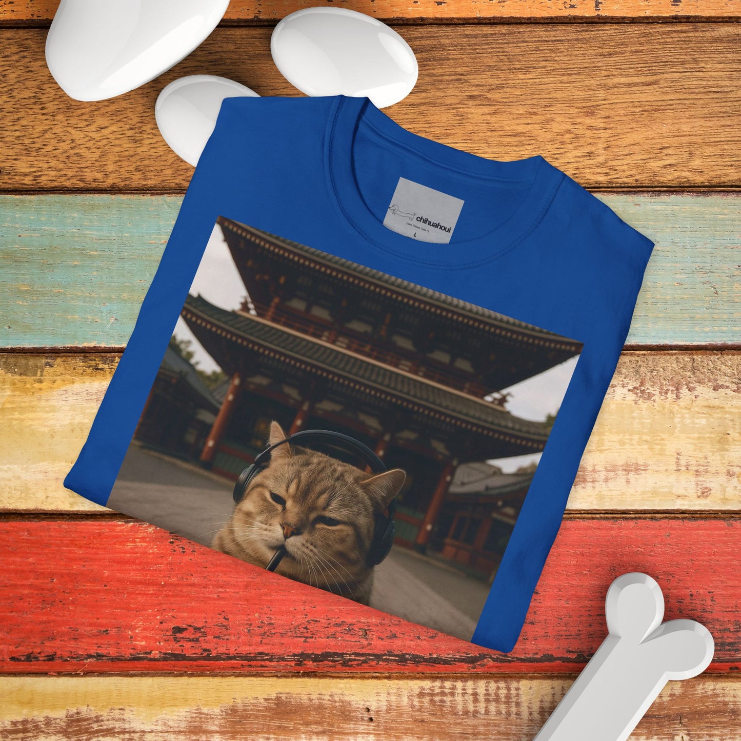 Cute Cat Drinking T-Shirt