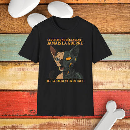 Whimsical Cat Graphic T-Shirt