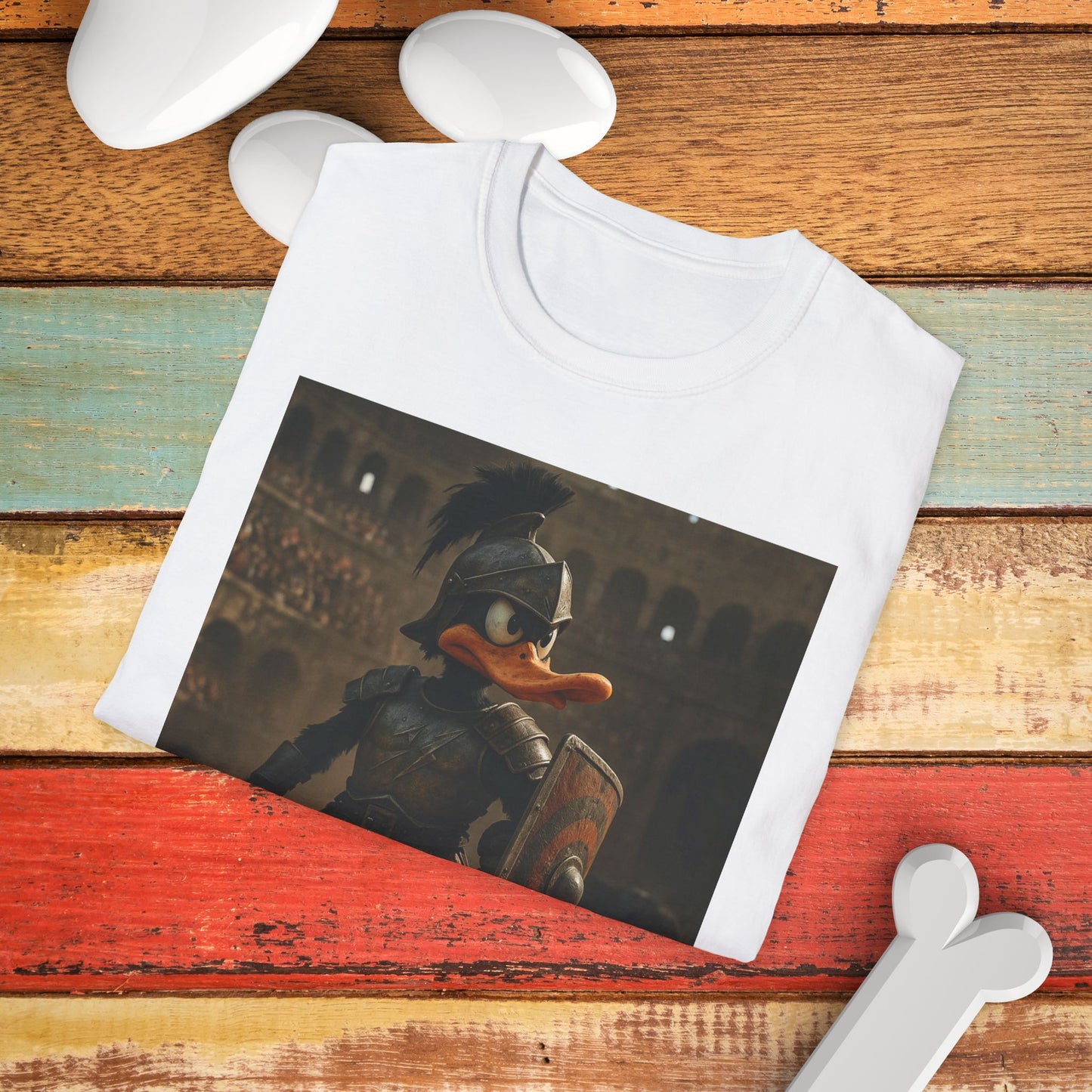 Funny Duck Warrior T-Shirt