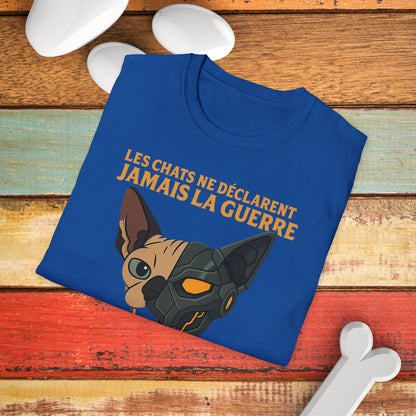 Whimsical Cat Graphic T-Shirt