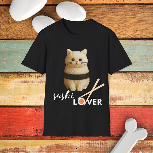 Sushi Lover Cat T-Shirt
