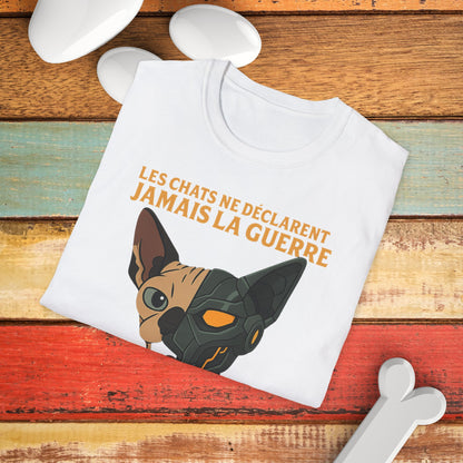 Whimsical Cat Graphic T-Shirt