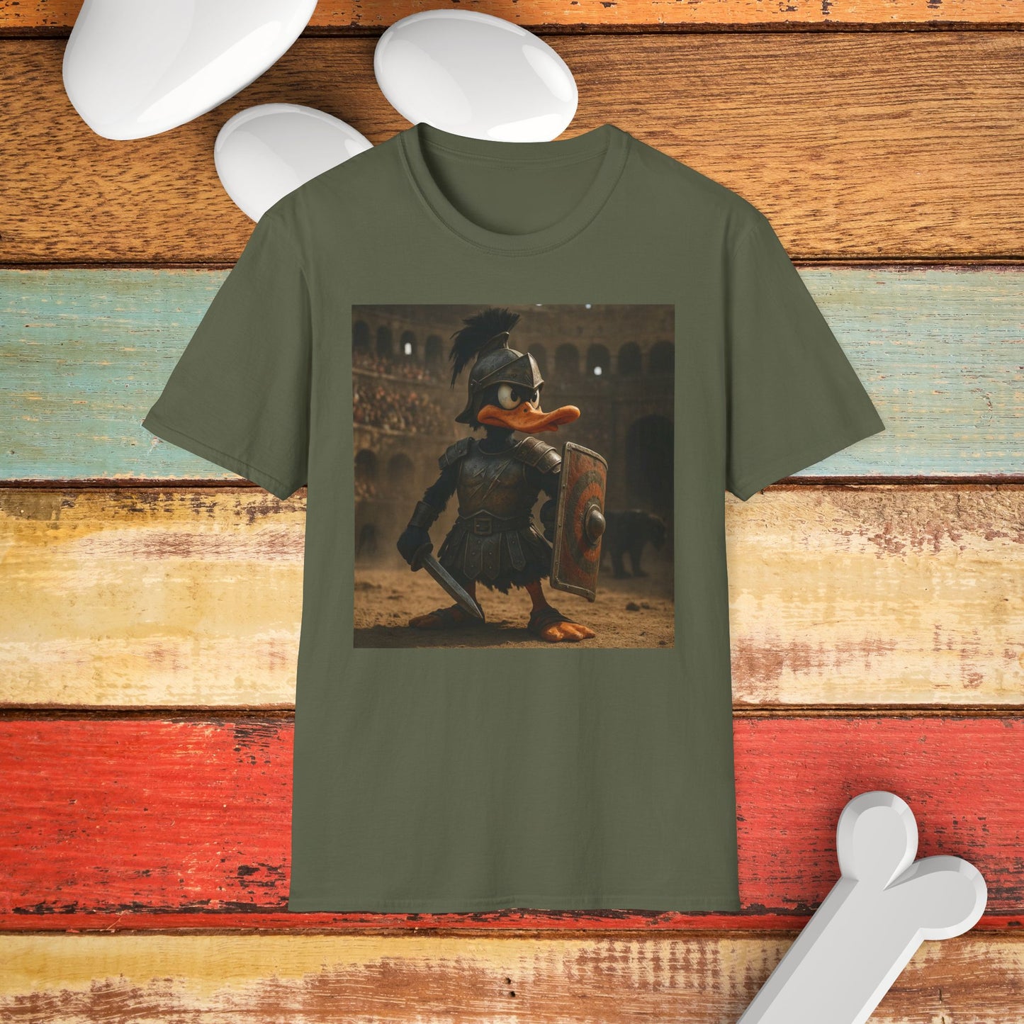 Funny Duck Warrior T-Shirt