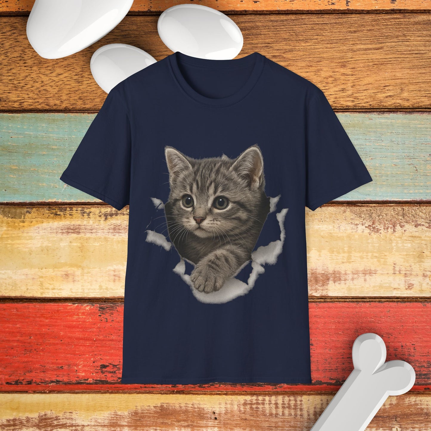 Cute Cat Breakout Unisex T-Shirt